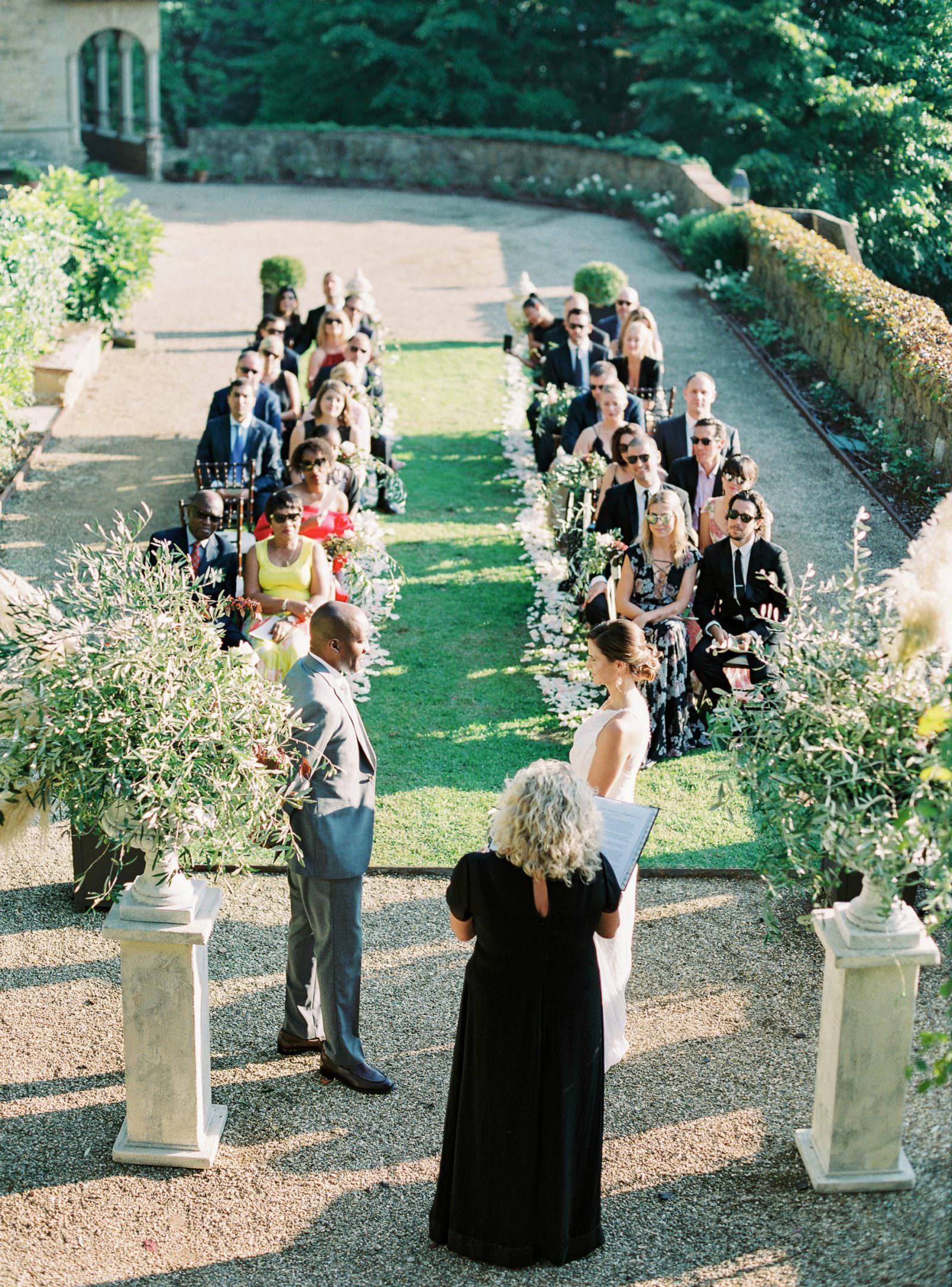 Villa-le-Fontanelle wedding ceremony